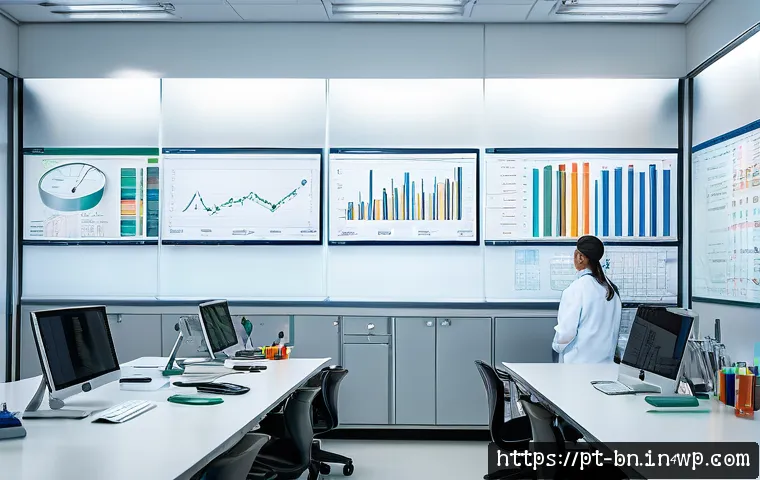 실험 설계에서의 데이터 품질 보증 - A modern scientific laboratory scene focused on meticulous experimental planning: a diverse team of ...